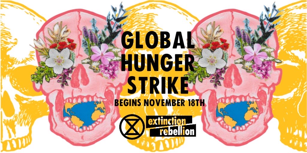 image for article Officials Cede to Hunger Strikers’ Demands as Extinction Rebellion Enters Day 3 of the Biggest Climate Hunger Strike in History